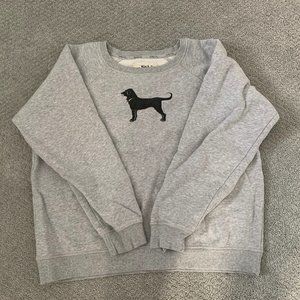 The Black Dog Grey Crew Neck Sweatshirt